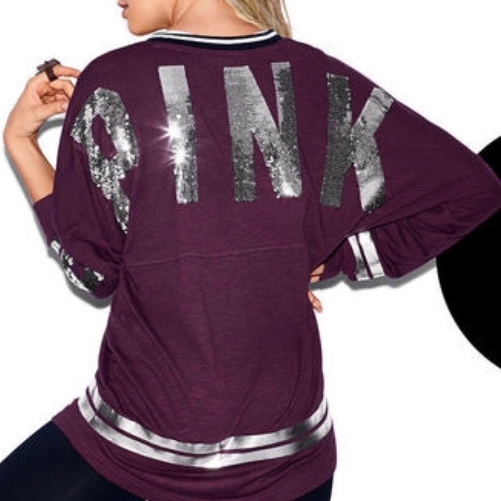 Victoria secret PINK varsity crew neck